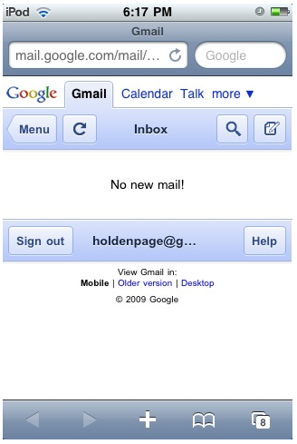 Google Apps for the iPhone Gets A Slicker UI