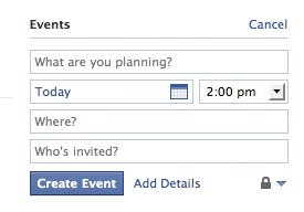 Facebook’s just made it easier to share what you’re going to do