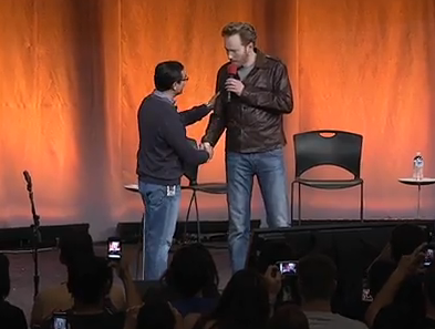 Conan O’Brien at Google. Hilarious. Honestly. Hilarious.