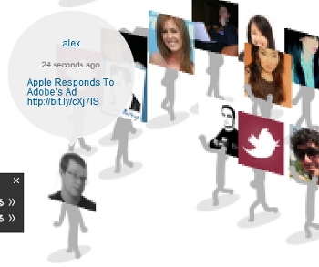 Create a Twitter parade around any keyword or username
