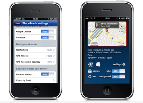 PlaceTrack: Enabling Background Google Latitude Updates For iPhone