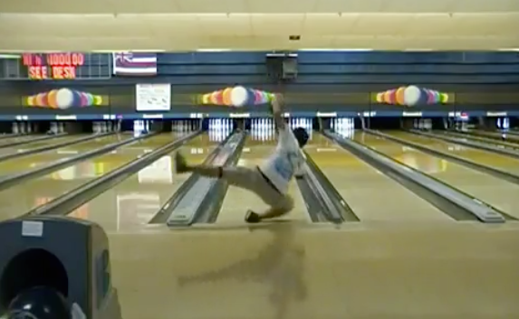 Bowling fail or bowling win? You decide.
