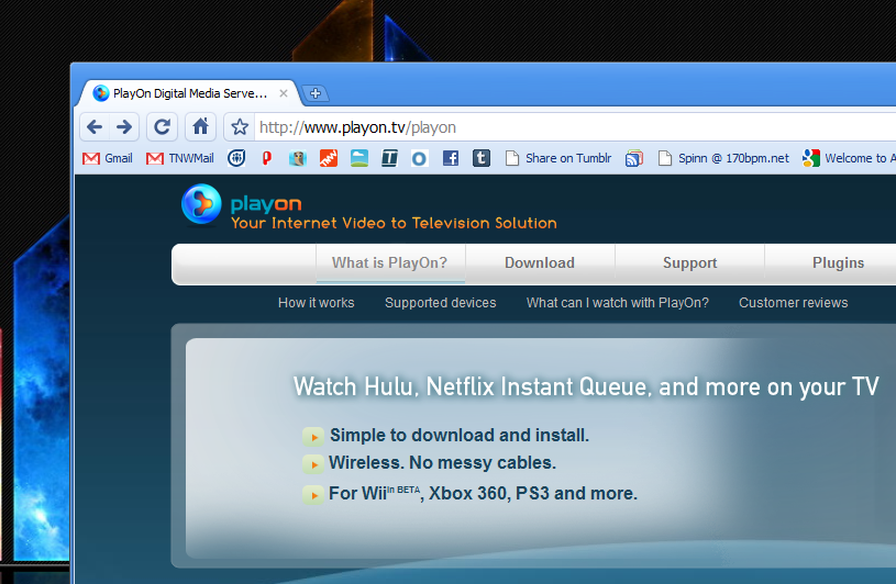 PlayOn aims at Hulu. Adds support for iPhone and iPad.