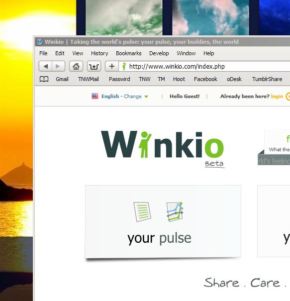 Winkio wants to put a mood ring on the world, and you can help.