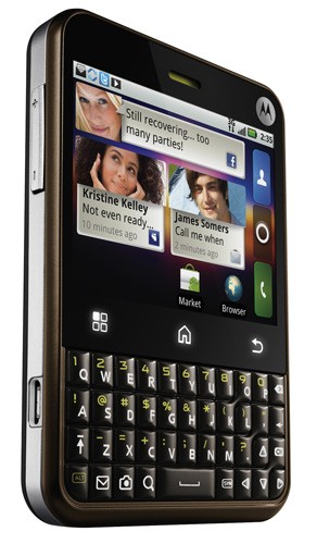 Motorola Charm: a blackberry-flavored Android 2.1 Motoblur phone