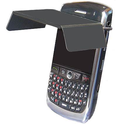 mobile visor blocks blackberry screen retains privacy