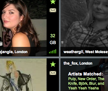 Tastebuds: Last.fm Powered Dating For Music Fans