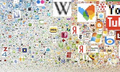 Beautiful Collage of Favicons