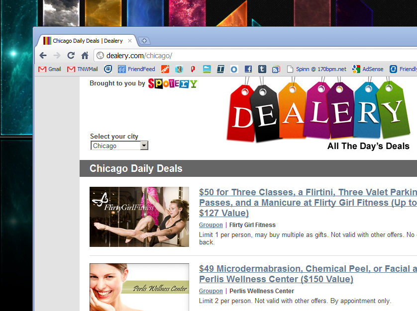 Dealery: A great-looking aggregator for daily social deals