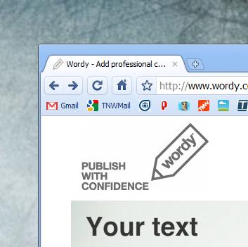 Typo prone? Grammar deficient? Wordy is here to help.