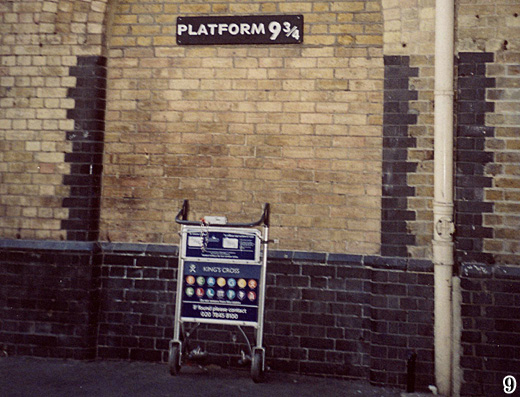 Going to Hogwarts? Make sure to check-in at Platform 9 3/4