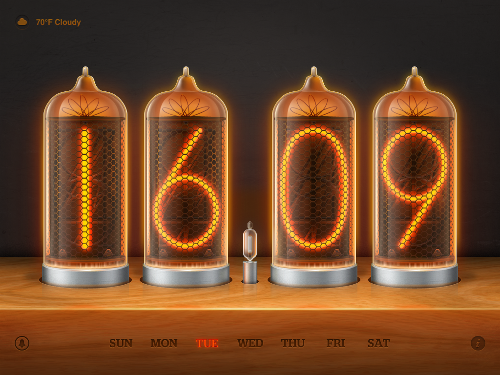 Night Stand HD offers visually stunning clocks in universal iOS app