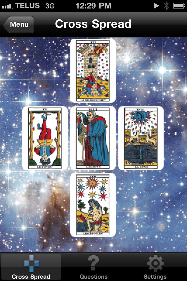 Tarot on the iPhone? Play your cards right and get it free