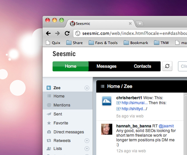 Seesmic Web gets an update, multiple Twitter accounts now supported