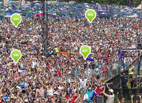 Orange and 7000 festival goers break record for most tagged online image ever