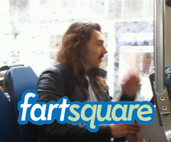 Fartsquare: share that you farted, how smelly/loud/wet and where it was