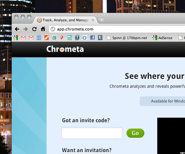 Time management without timers? That’s the draw of Chrometa.