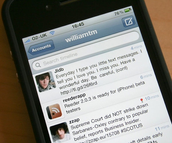 Twitter gets push notifications. Mentions and DM’s covered, iPhone is first.