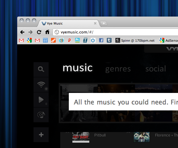 Try This: Vye Music. YouTube plus your iTunes leads to personalized MTV.