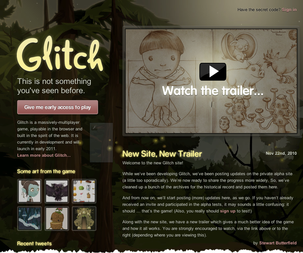 It’s Secret, it’s new, it’s Glitch and we’re playing