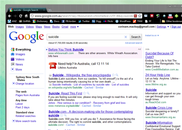 Google extends special search initiative to Australia