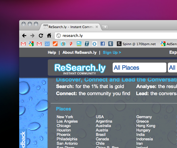 Research.ly: Twitter analytics, sentiment and trend tracking done right.