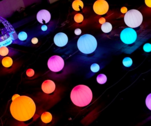 DJ Light: A beautiful installation that lets users orchestrate light and sound