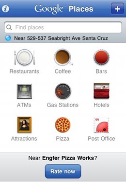 Google launches iPhone app for social place recommendations