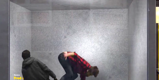 Cameras + Green Screen + Internet = One amazing window display