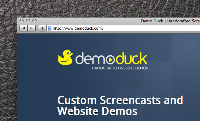 You have a website, you want a demo video. You need Demo Duck.