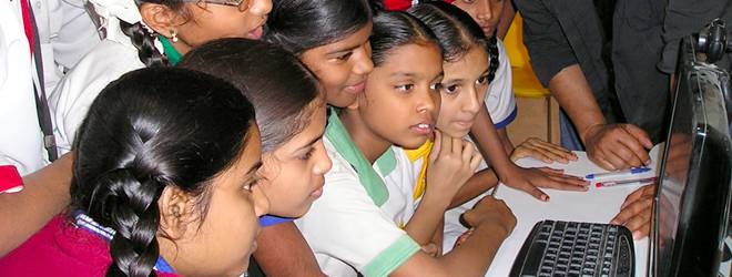 The “Granny Cloud” uses Skype to educate children in India