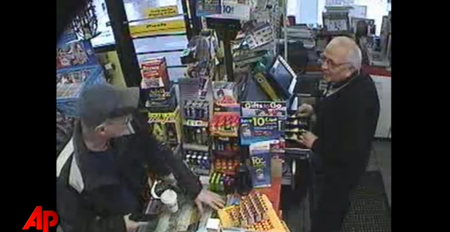 “Could you do me a favor and empty that till, I’m robbing you sir.”