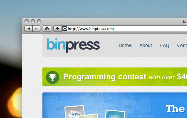 binpress: A marketplace for code and a $40k prize for the best of it