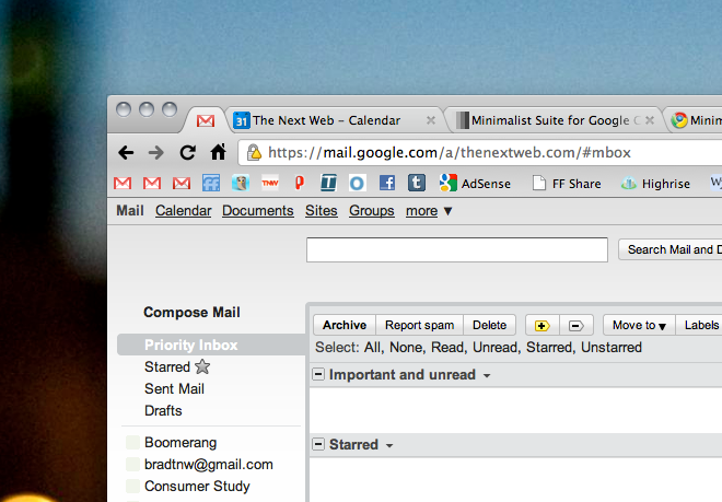 Minimalist Suite: Subtract to your heart’s content from Gmail and Google Calendar