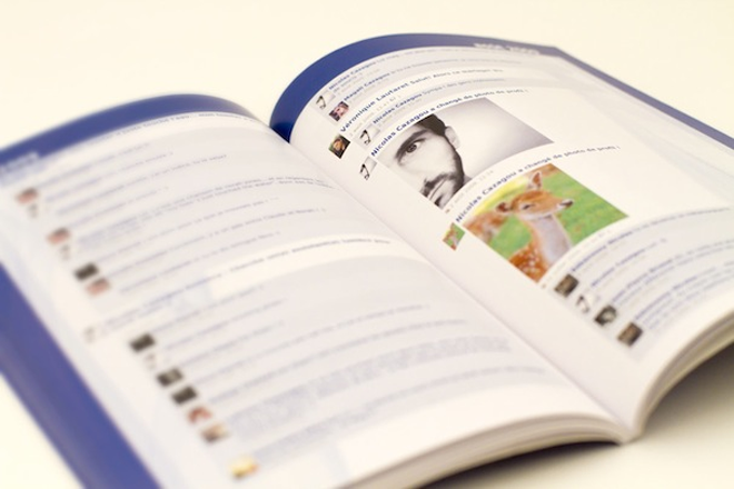Egobook: Turn your Facebook Profile into a printed book