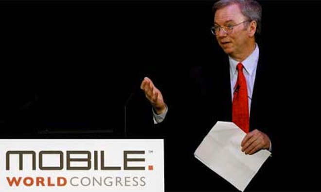 Eric Schmidt’s MWC keynote — A lesson in changing management