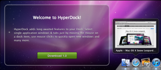 HyperDock makes your OSX dock even sexier