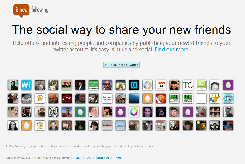 Is Now Following: Share who you’ve started following on Twitter