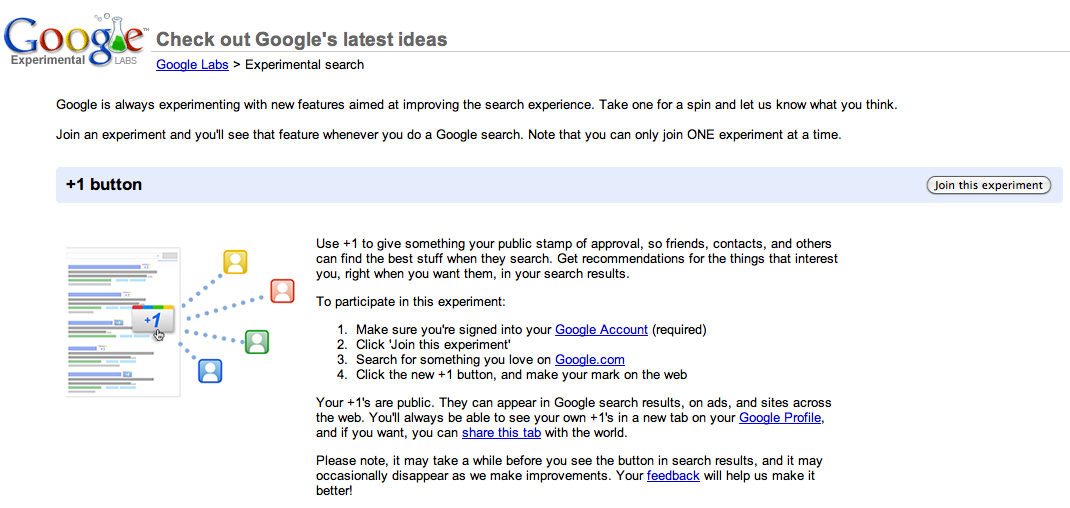 How to: Enable Google +1 for your account right now