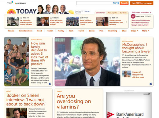 Today.com redesigns, Typekit brings the fonts