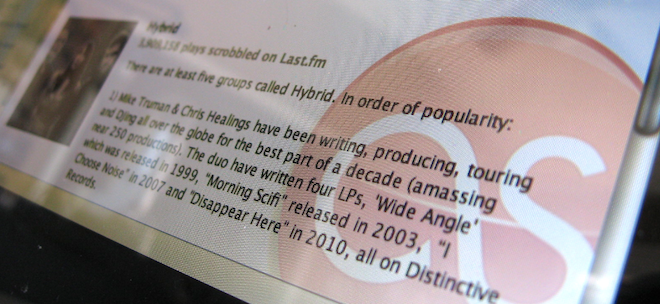 Last.fm: Deeper recommendation features, and now a pause button!