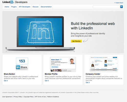 LinkedIn launches developer platform, social plugins
