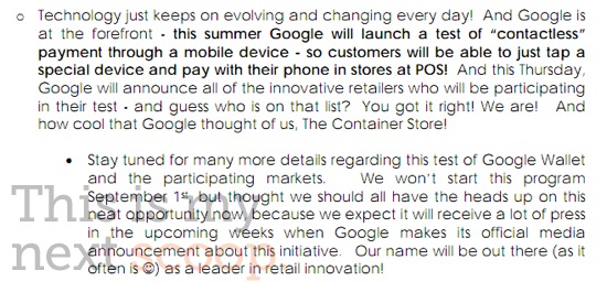 Google Wallet NFC payment system to launch tomorrow