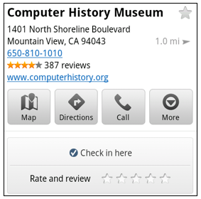 Google Maps 5.5 for Android adds ‘Check-in’ and ‘Rate’ to places