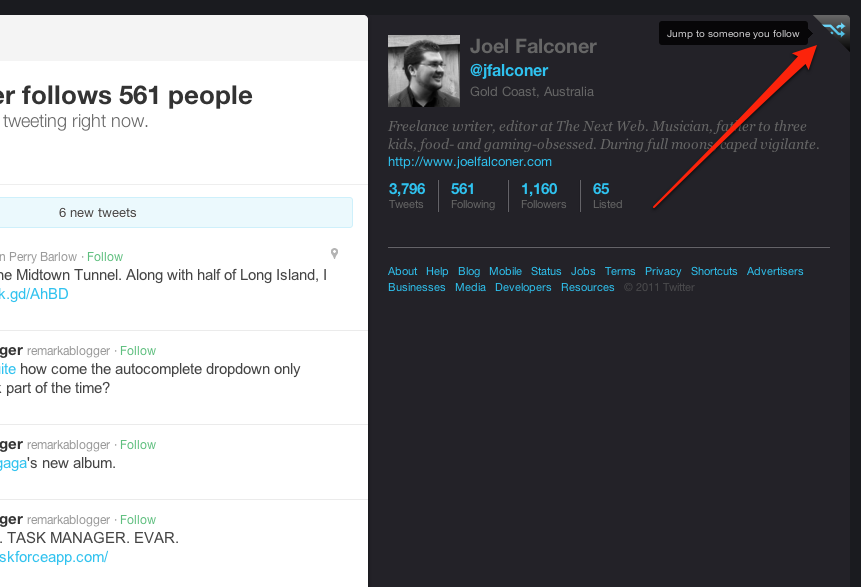 Twitter adds a “stumble” button to shuffle through people’s timelines