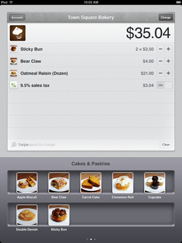Square payment app updated to add shelves, item variety and beauty