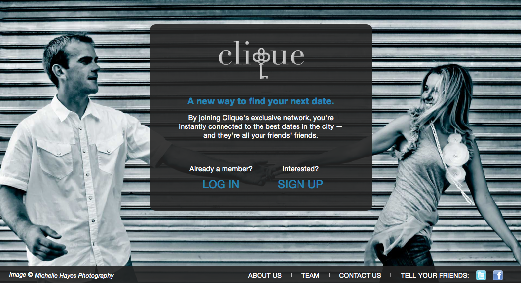Interview: Clique, a dating site Facebook should be jealous of
