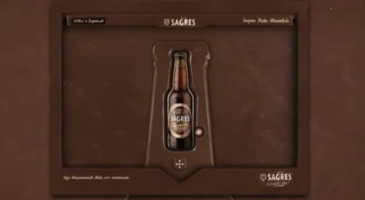 A website made out of chocolate? Delicious!