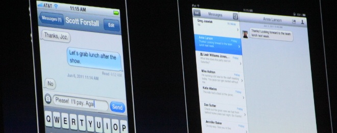 Apple announces iMessage: A messaging platform for iOS users