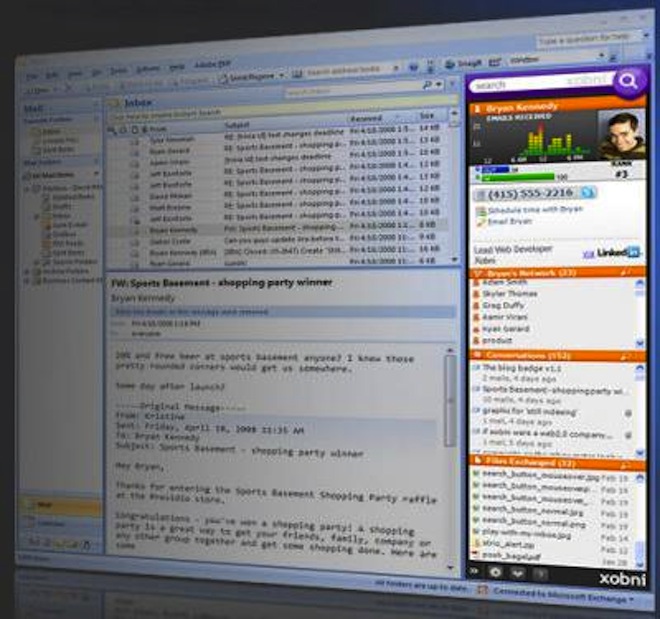 Xobni’s Gmail context plugin gets smarter and smaller